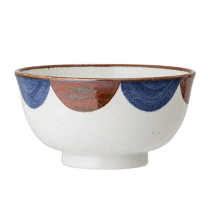 BLOOMINGVILLE - CAMELLIA Blue Porcelain Bowl