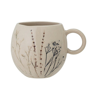 BLOOMINGVILLE-Bea Mug, Nature, Stoneware