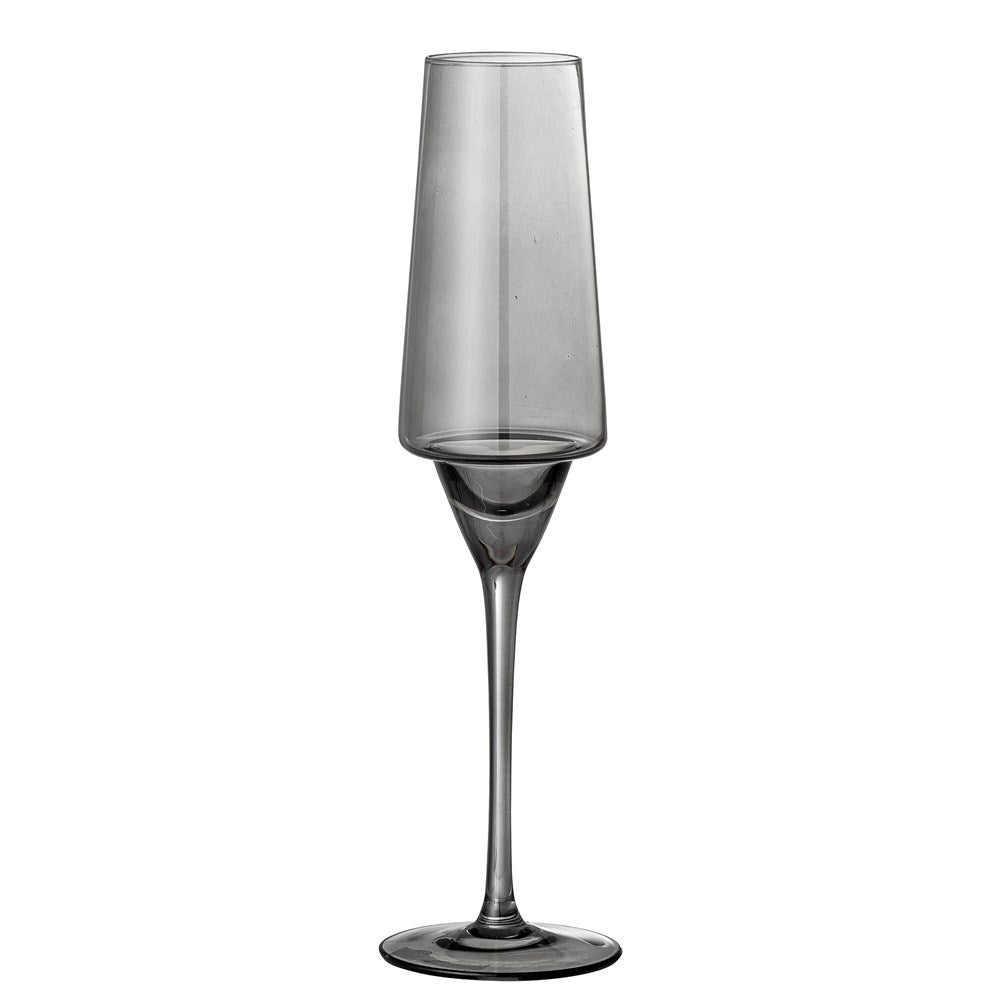 BLOOMINGVILLE - YVETTE Set of 4 - Champagne Grey Glasses
