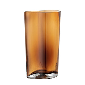 BLOOMINGVILLE -Benia Vase, Brown, Glass