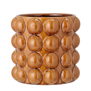 BLOOMINGVILLE -Deia Flowerpot, Brown, Stoneware