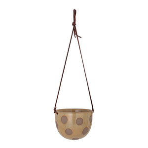 BLOOMINGVILLE -Hellan Flowerpot, Hanging, Brown, Stoneware