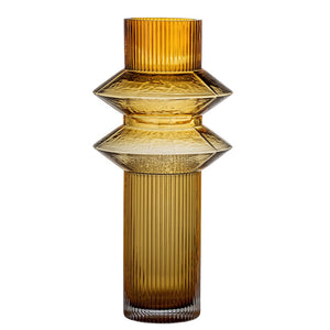 BLOOMINGVILLE - CORNA Brown Glass Vase