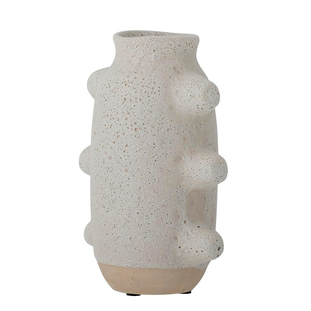 BLOOMINGVILLE-Birka Vase, White, Ceramic