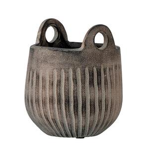 BLOOMINGVILLE -LAGOS Flowerpot, Grey, Ceramic