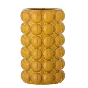 BLOOMINGVILLE - DEIA Vase, Yellow, Stoneware