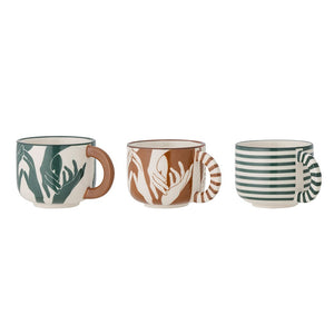 BLOOMINGVILLE-Carim Cup, Green, Stoneware