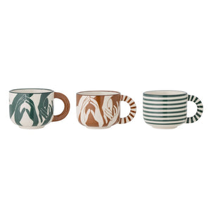 BLOOMINGVILLE-Carim Cup, Green, Stoneware