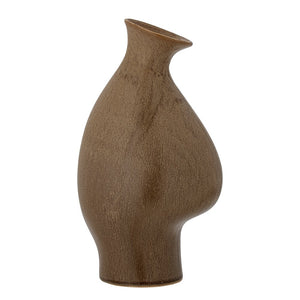 Celin Vase, Brown, Stoneware