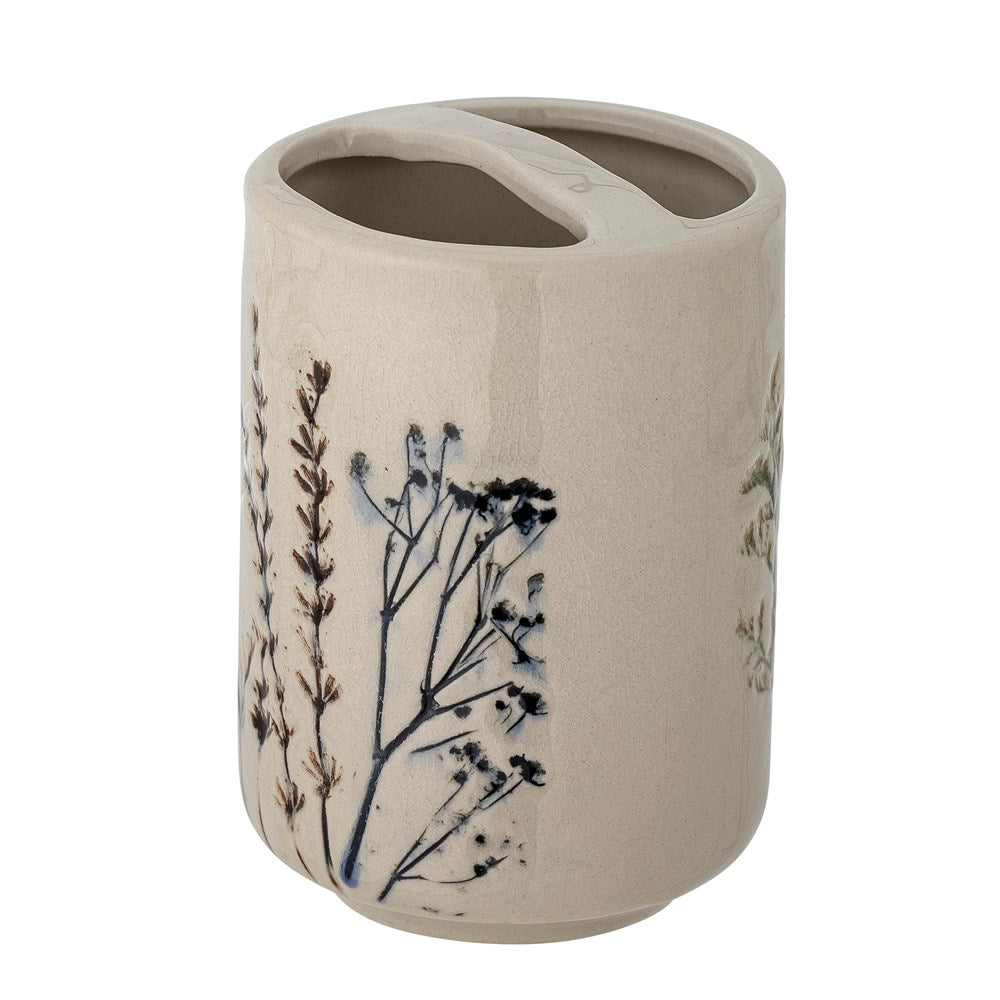 BLOOMINGVILLE - BEA Bathroom Set, Nature, Stoneware