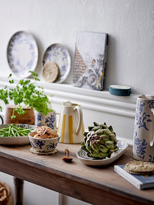 Creative Collection-Petunia Bowl, Blue, Stoneware