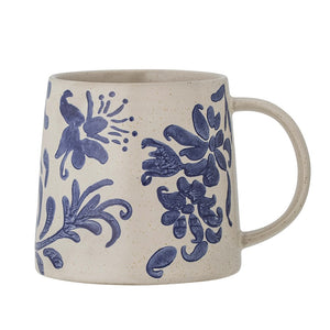 BLOOMINGVILLE - PETUNIA Mug Blue Stoneware