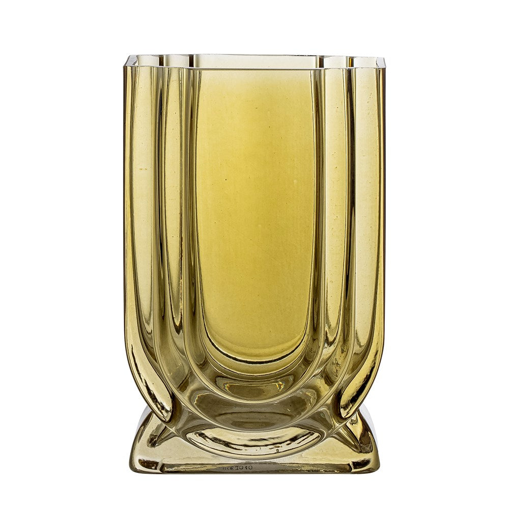 BLOOMINGVILLE - ISSEY Yellow Glass Vase