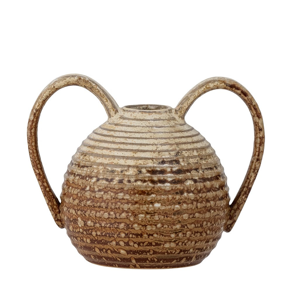 BLOOMINGVILLE - Risa Vase, Brown, Stoneware