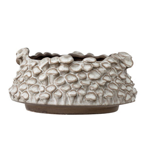 BLOOMINGVILLE - GERAN Flowerpot, Grey, Stoneware