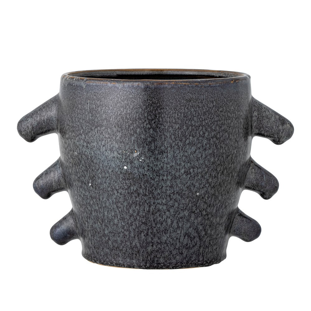 BLOOMINGVILLE-Khan Flowerpot, Grey, Stoneware