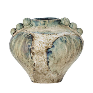 BLOOMINGVILLE-Cophia Vase, Blue, Stoneware