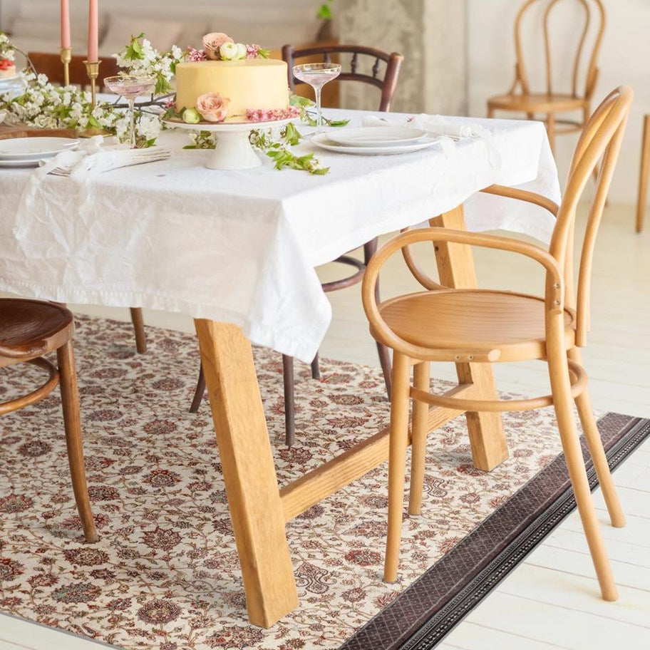 BEIJA FLOR Vinyl Rug - Bohemian Garden Fall
