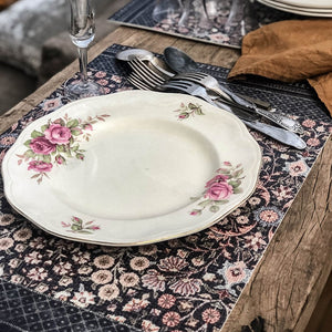 BEIJA FLOR- BOHEMIAN GARDEN SPRING Rectangular Vinyl Placemat