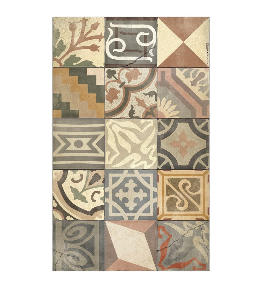 BEIJA FLOR- BORGO ECLECTIC POWDER Floor Vinyl Rug