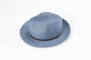 TRAVAUX EN COURS - Borsalino hat with leather strap - Frenchbazaar -Travaux en cours