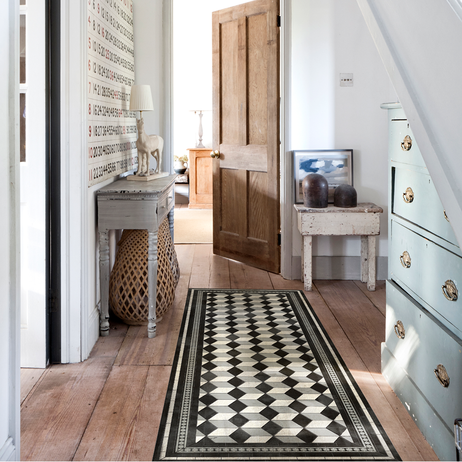 BEIJA FLOR - BAHAUS Silver Vinyl Rug