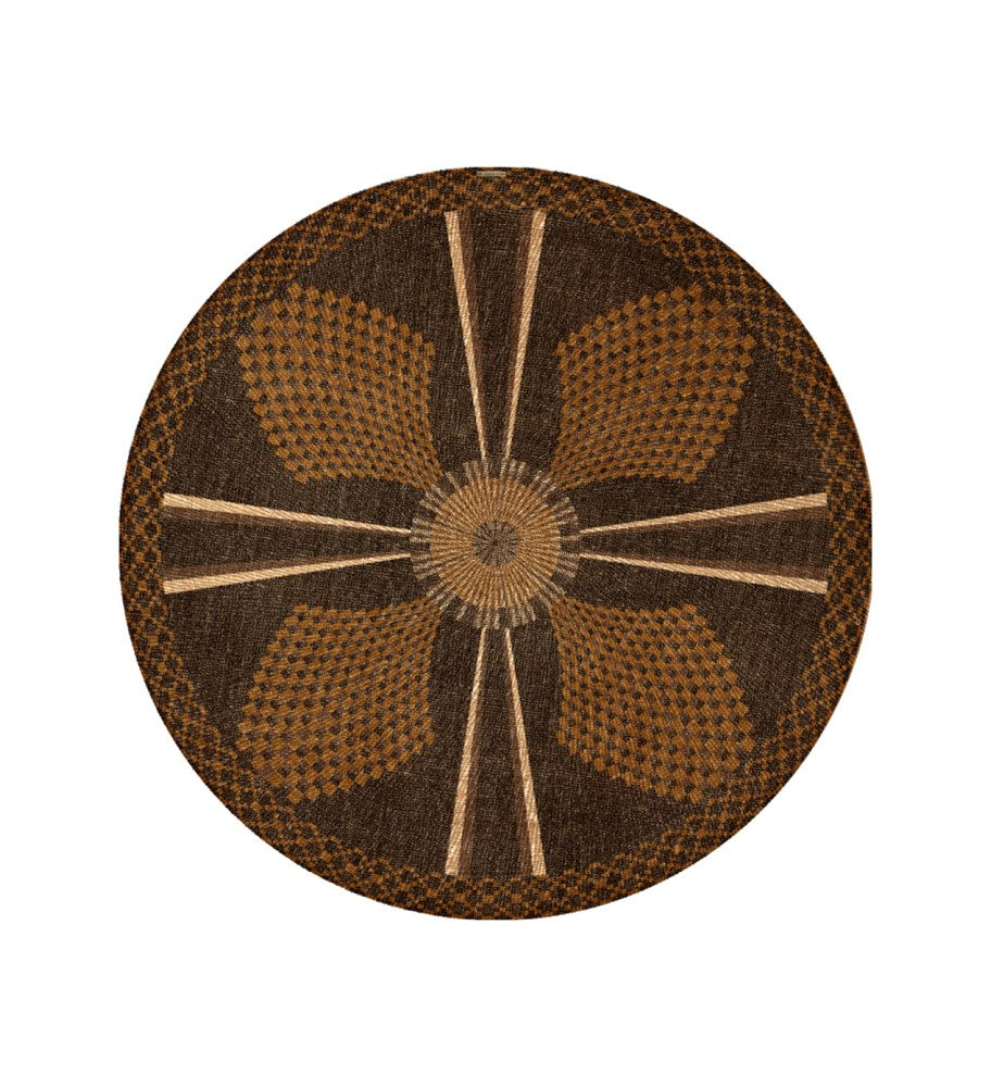BEIJA FLOR- MAKEBA Lily Round Vinyl Rug