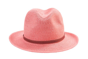 TRAVAUX EN COURS- Borsalino hat leather strap Rosa - Frenchbazaar -Travaux en cours