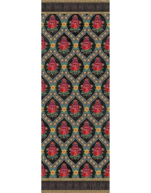 BEIJA FLOR- FRIDA PATTERN Vinyl Floor Rug