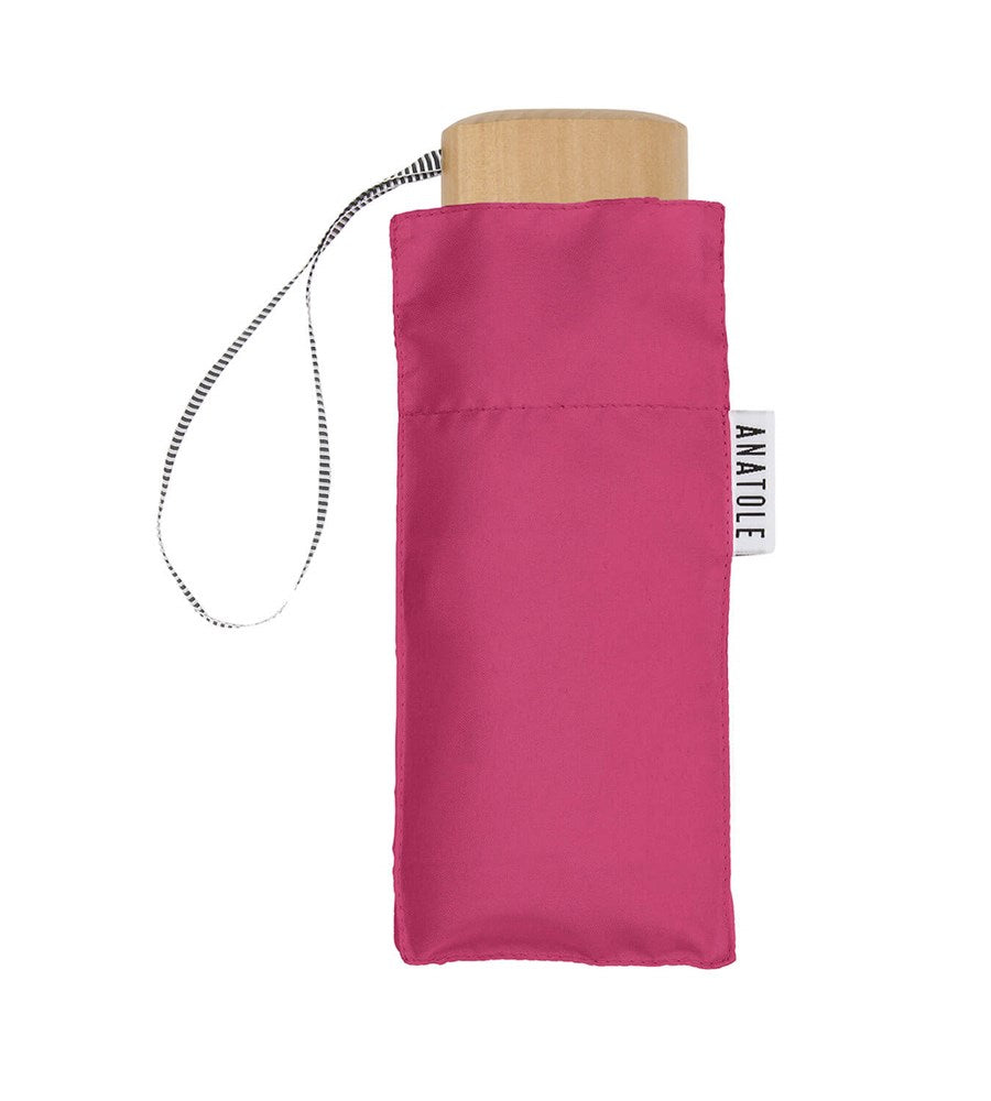 ANATOLE - Pink folding micro-umbrella SUZANNE