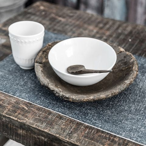 BEIJA FLOR-Placemat Blue Linen - Frenchbazaar -Beija Flor