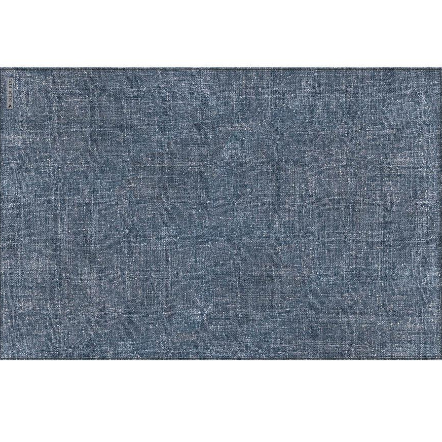 BEIJA FLOR- Blue linen table runner