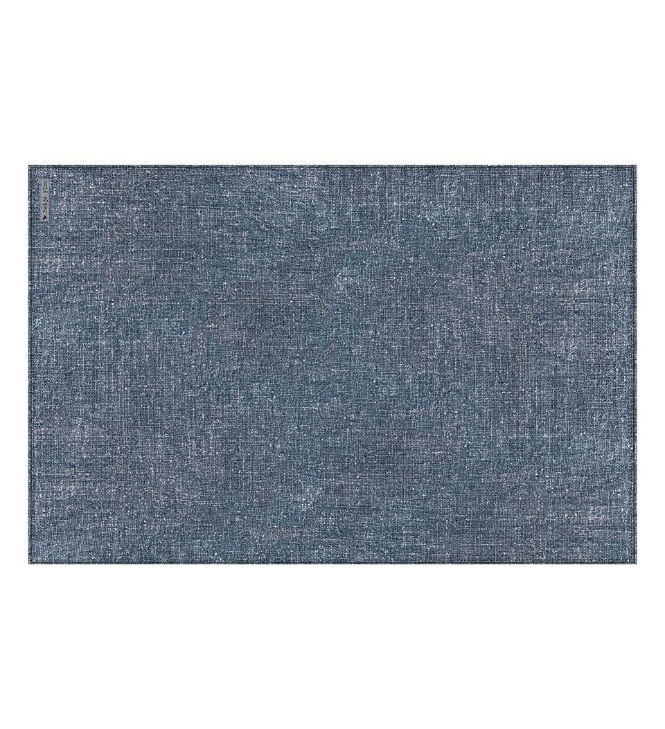 BEIJA FLOR- Blue linen table runner