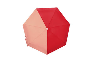 ANATOLE -Bicolour micro-umbrella EDMOND red & coral