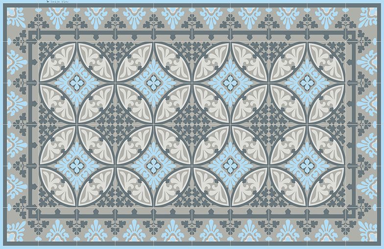 BEIJA FLOR- BARCELONA Light Blue Placemat