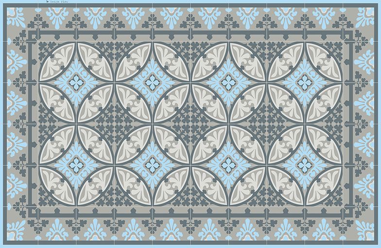 BEIJA FLOR- BARCELONA Light Blue Placemat