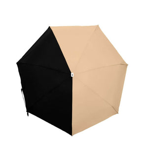ANATOLE - Bicolour micro-umbrella ALICE beige & black
