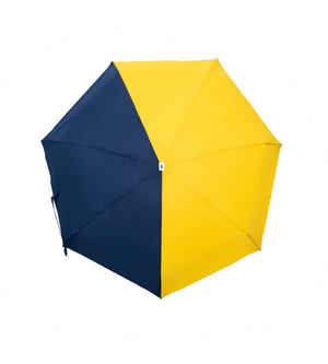 ANATOLE -Bicolour micro-umbrella SYDNEY yellow & navy blue