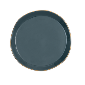 UNC-Good Morning plate blue green, Ø17 cm