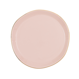 UNC- Good Morning Plate Old Pink-d.17 cm