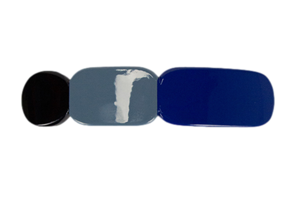 Totem Black & Blue Hair Clip - Ma Poesie