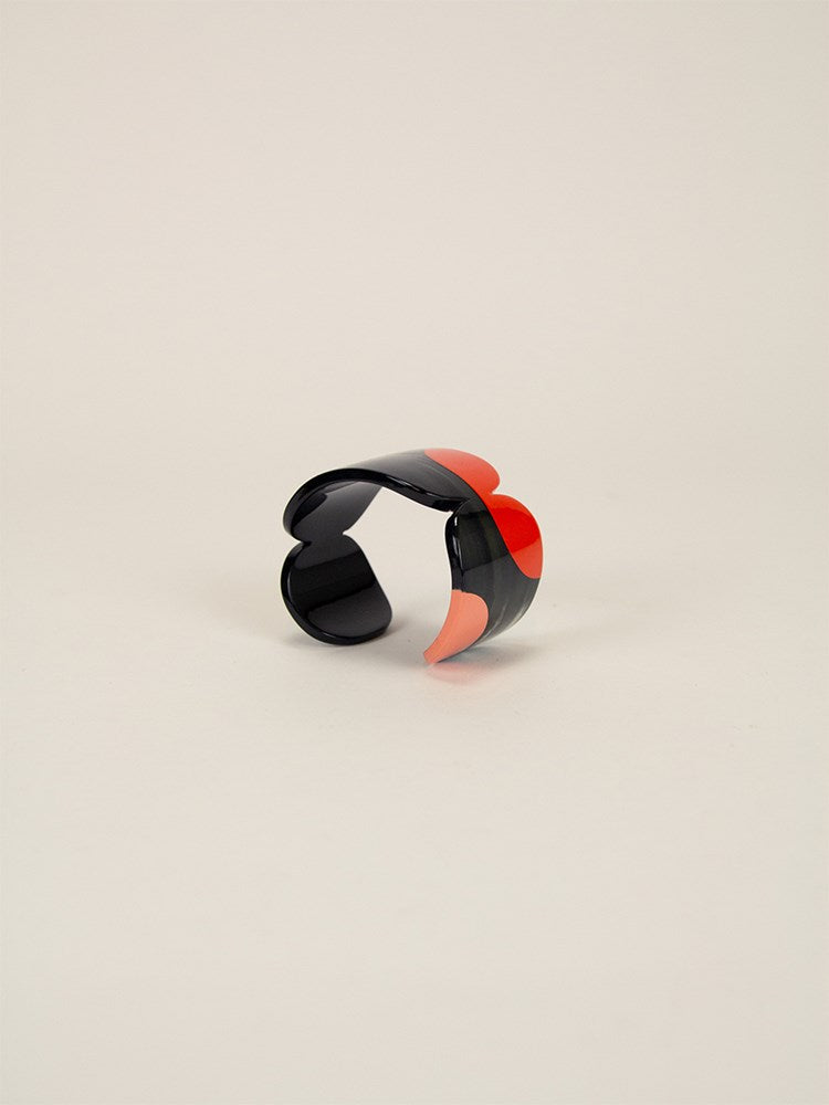 Nymphe Black & Red Cuff - Ma Poesie