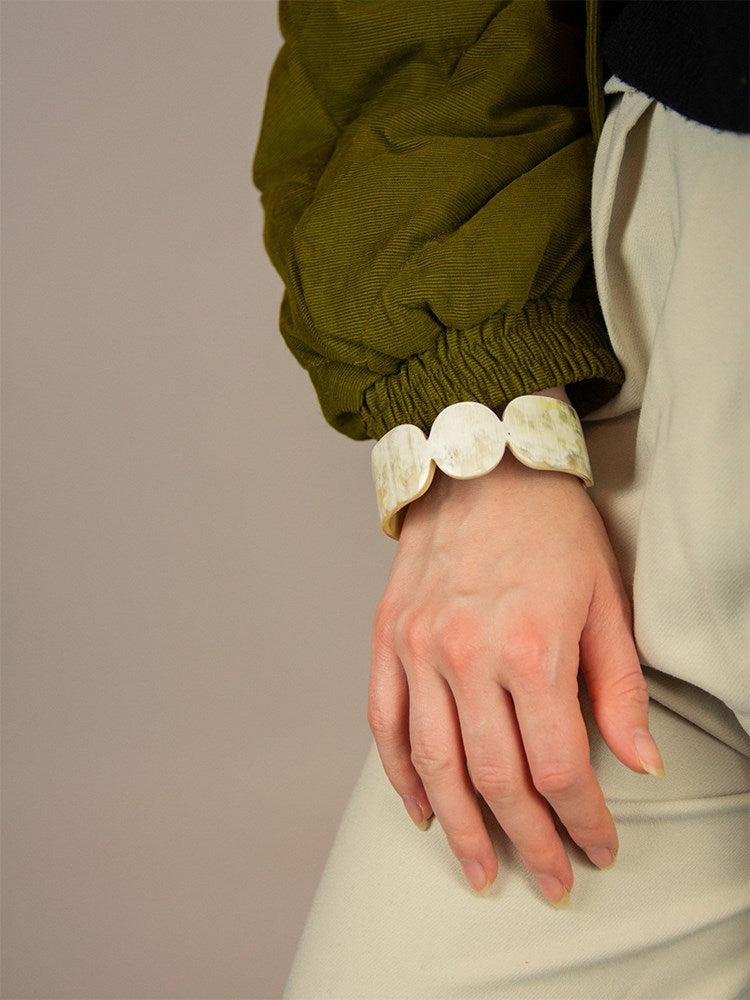 Totem Black Bangle