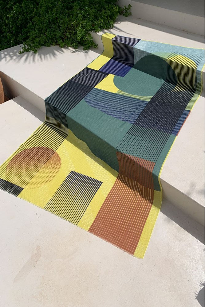 CITRUS SCARF SUNSET /S23