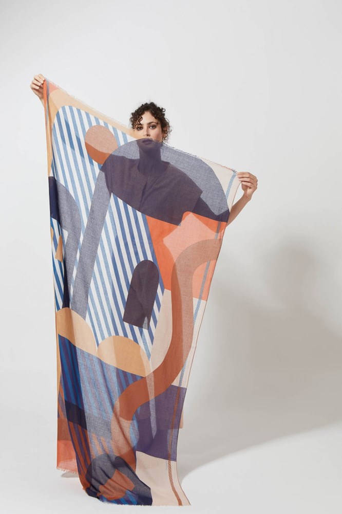 MA POESIE -Carte Postale Nuit Scarf
