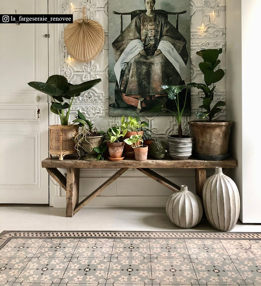 BEIJA FLOR- ALMOND ANTIQUE Vinyl Rug