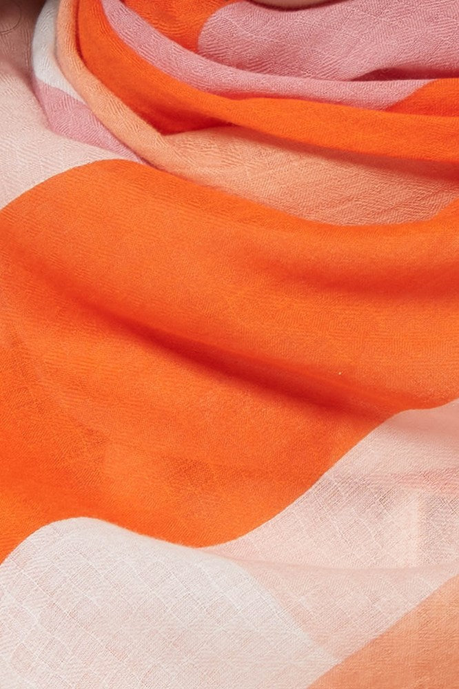 MA POESIE -Vision Orange Scarf